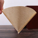 40 Sheets 2-4 Cups Coffee Filters V60 Coffeemaker Filter Paper Replacement Cafe