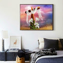 5D DIY Full Drill Diamond Painting Cross Easter Cross Stitch Embroidery Kit