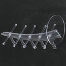 5 Pairs Sunglasses Glasses Show Rack Counter Display Stand Holder White