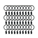 40 Mm Diameter Pack Of 30 Multi-Purpose Curtain Clips Curtain Rod Curtain R W3O1