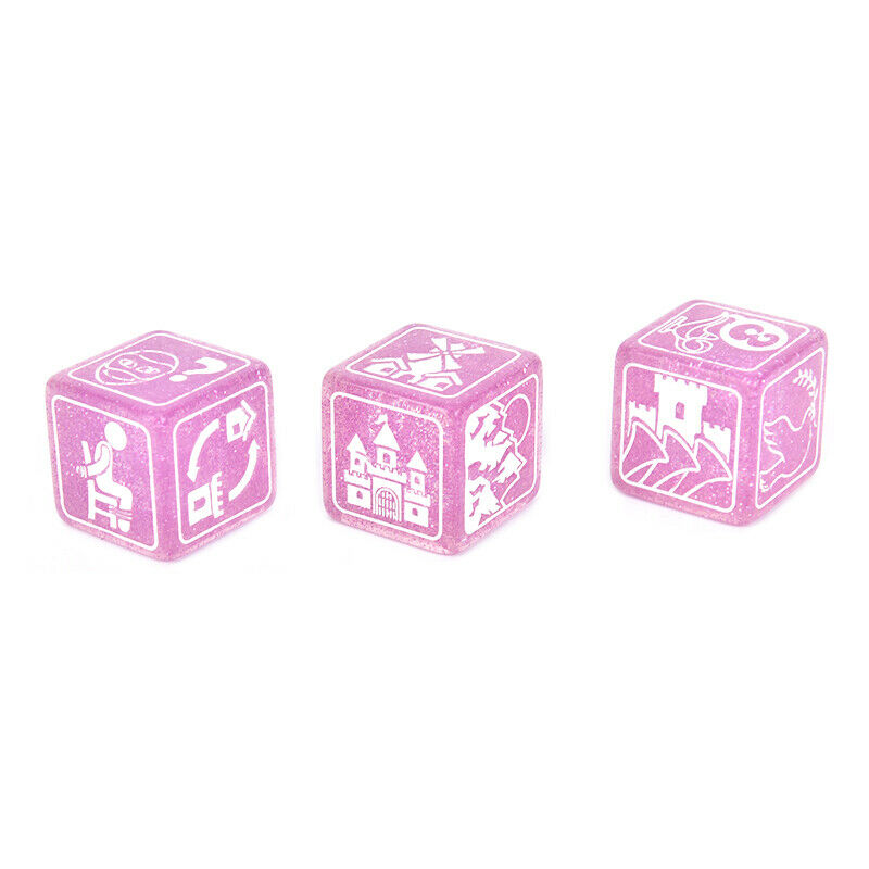 7Pcs Dice Party story cubes For Game Story Time Dice Polyhedral Multi Sided OZ