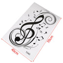 Music Wall Stickers DIY Musical Note Home Decor Wall Decals Kids Room HomeDec Kw