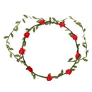 Lady Boho Floral Flower Festival Wedding Garland Forehead Hair Head Band re