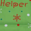 Non-woven Lady Cute Christmas Printing Apron Xmas Dinner Cooking Apron