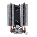 1X(LANSHUO 4 Heat Pipe 4 Wire Without Light Single Fan Cpu Fan Radiator Coo