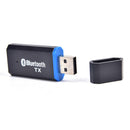 USB AUX Bluetooth 5.0 Receiver Mic Stereo Wireless Adapter for Handsfree Ca C Ew