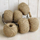 Hot 30M Natural Brown Jute Hessian Burlap Twine Sisal Rustic String Cord ME