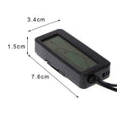 Car Thermometer Digital LCD Thermometer Auto Temperature Meter Gauge Y5E2