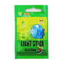 50 PCS Fishing Lightstick Float Fluorescent Light Glow Sticks 30M Visibility ST