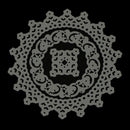 Lace Edge Circle Frame Metal Cutting Die Stencils Scrapbook Embossing Craft FT