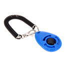 1pc Pet Trainer Pet Dog Training Adjustable Sound Key Chain Clicker(Blue) A