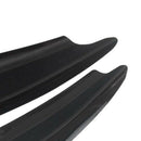 4Pcs Front Bumper Canards Splitter Body Diffuser Fins Body Spoiler Canard U
