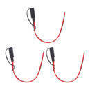 3x 300mm 14AWG Solar Battery SAE Plug Harness DIY Line Connector Cable