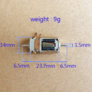 DC 12V-24V High Speed Mini Motor Engine 1.5mm Dual Shaft Axis DIY Slot Car  OZ