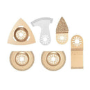 6 PCS Semicircle Metal Saw Blades Alloy Emery, Multitool Saw Blade Assortme