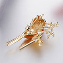 2pcs Women Alloy Cute Collar Pin Badge Corsage Bird Animals Brooch Jewellery