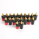 10PCS Terminal Binding Post Power Amplifier Dual 2-way Banana Plug Jack AU