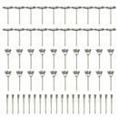 60X 3mm Steel Cleaning Wire Brushes Wheel Cup Brush Polishing Attachment Ki