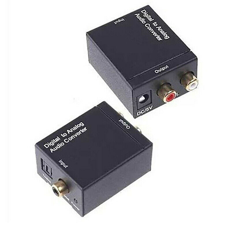 Optical Coaxial  Digital to Analog Audio Converter Adapter RCA ES