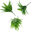 Outdoor Wall Decoration Cover Artificial Foliage Simulation Fern Leaves 3Pcs