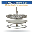 Stainless Steel French Press Coffee Maker | Double Walled Insulated Coffee