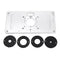 For Woodworking Benches Aluminum Router Insert Plate Rings Screws With 4 K0K1