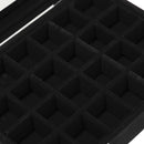 Velvet Jewelry Necklace Earringing Storage Display Box Case Woman Gift Black