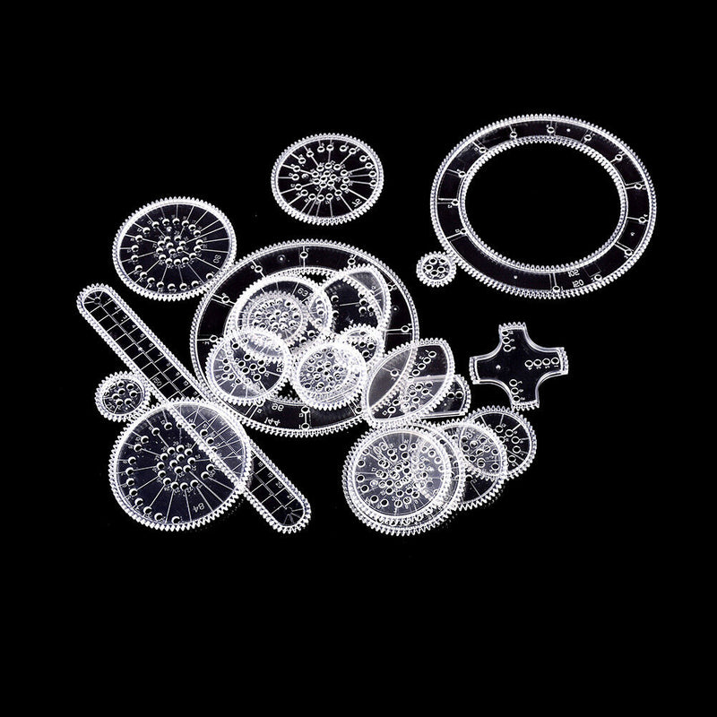 22PCS Accessories creative drawing toys spiral designs educational toys for k ES