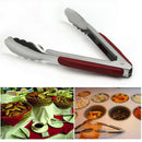 Kitchen Craft Stainless Steel Serving Tongs Buffet Restaurant Bar Food Clip New