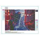 5D DIY Full Drill Diamond Painting Lighting Street Cross Stitch Embroidery