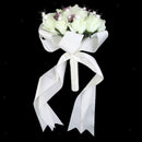1x Artificial Rose Bouquet for Wedding Bridal Bridesmaid Flower Girls