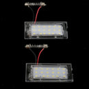 2x License Plate Light Lamp Error Free White LED For BMW X5 E53 X3 E83 03-10