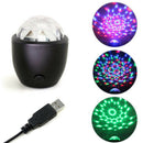 2018 RGB Crystal Ball LED Stage Light Bulbs Disco Party Bulb Lamp Portble