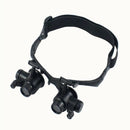 Hot 8Lens Magnifier Magnifying Eye Glass Loupe Jeweler Watch Repair + LED Light