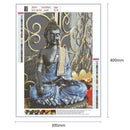 5D DIY Full Drill Diamond Painting Buddha Statue Cross Stitch Kits (hg254)