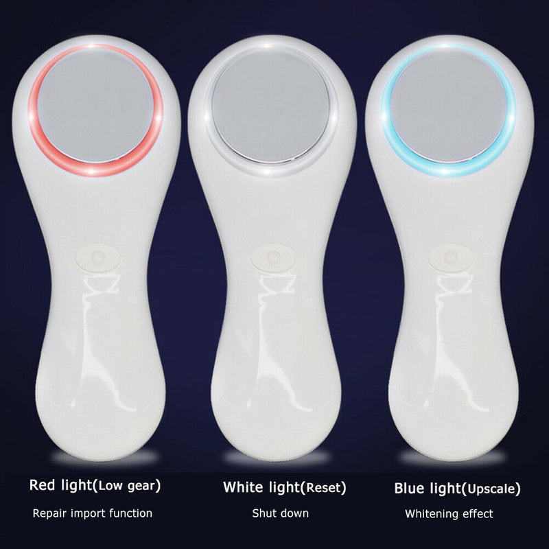 Women Ultrasonic Face Beauty Instrument Facial Skin Care Lifting Tighten Massage