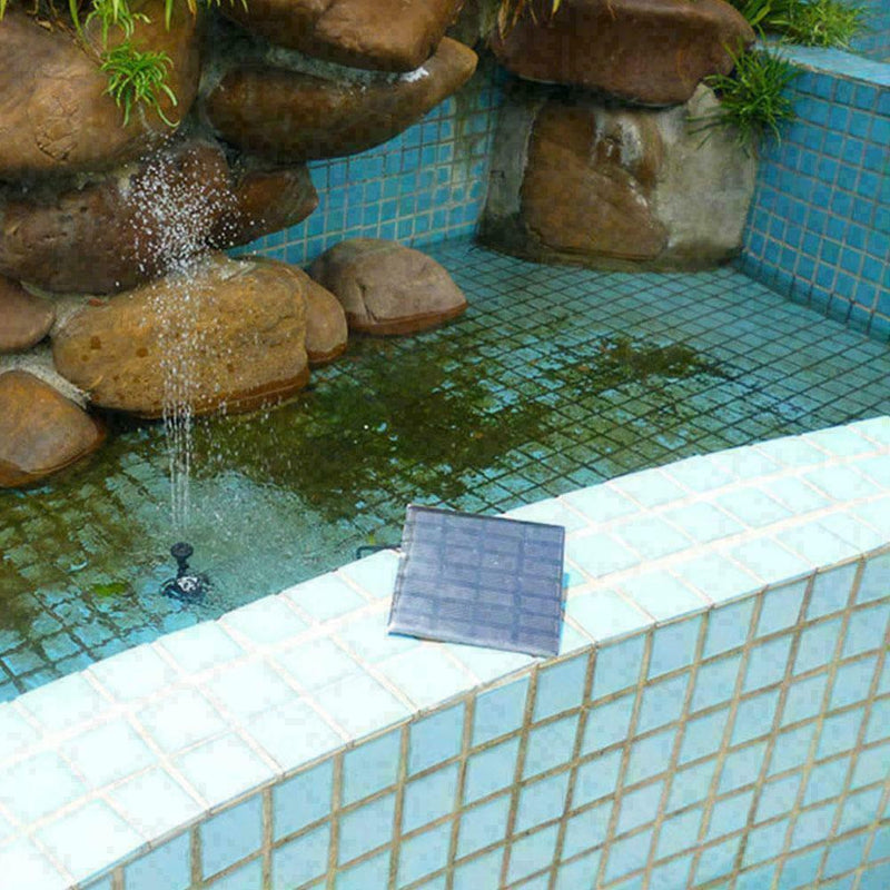 Solar Panel Power 7V Water Pumps For Fountain Pool Aquarium Garden m Pond P D9I5