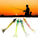 Fishing Bait Artificial Multi-section Soft Shrimp Lure Crank Hook Simulation Jig