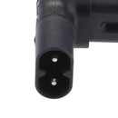 IEC320 C7 To C8 Right Angle Up Down Angle AC Adapter Plug