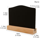 4 Piece Of Double Sided Tabletop Writing Board Chalkboard For Leave Memo Message