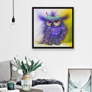 5D DIY Full Drill Diamond Painting Purple Bird Cross Stitch Embroidery Kits