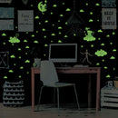 3pcs/set Luminous Star Animal Wall Stickers Waterproof Decals (HZY008-B)