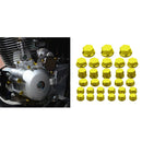 30Pc Motorcycle Nut Screw