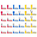 480 Pieces Electrical Wire Terminals Assortment Insulated Crimp Female/Male