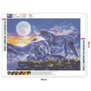 5D DIY Full Drill Diamond Painting Cross Stitch Embroidery Kit (Tiger04)