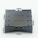 1X Plastic Storage Case Holder Box Clip 4 Pin DIY For 4x 3.7V 18650 Battery E6J2