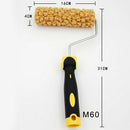 2Pcs Household Home Wall 7 Inch Texture Pattern Foam Sponge Painting Roller Foam