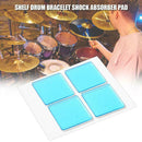 Silicone Drum Muffler Mute Suit Percussion Instrument Accessories (Blue)