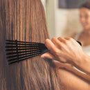 Women Hair Scalp Massage Comb Wet Curly Hairdress Styling Hairbrush (Black)