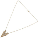 Occident Style Retro Fashion V Shape Alloy Long Chain Charms Necklace Black